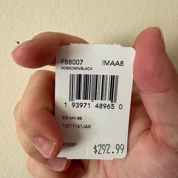 NWT! RARE! Coach F88007 Jade Mini Belt Bag In Signature Canvas & Brown Black - Picture 13 of 13